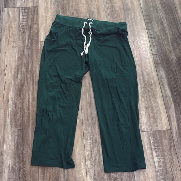 J. Crew Vibrant Green Pajama Set XL - Picture 5 of 5